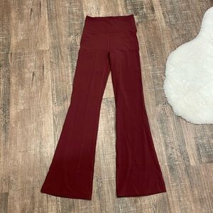 Lululemon Flare Highrise Align Pants in Dark Maroon - SIZE 6 *Regular Length